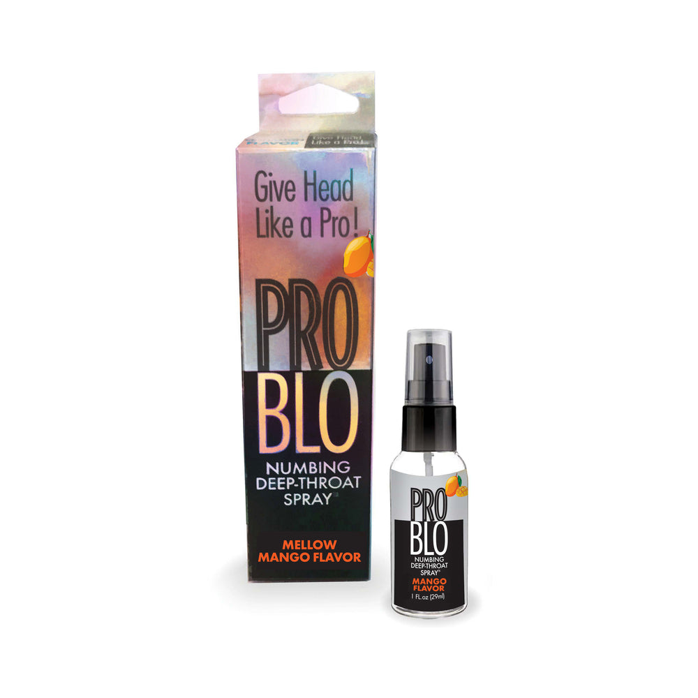 Problo Deep Throat Spray Mango 1 oz. for Enhanced Pleasure
